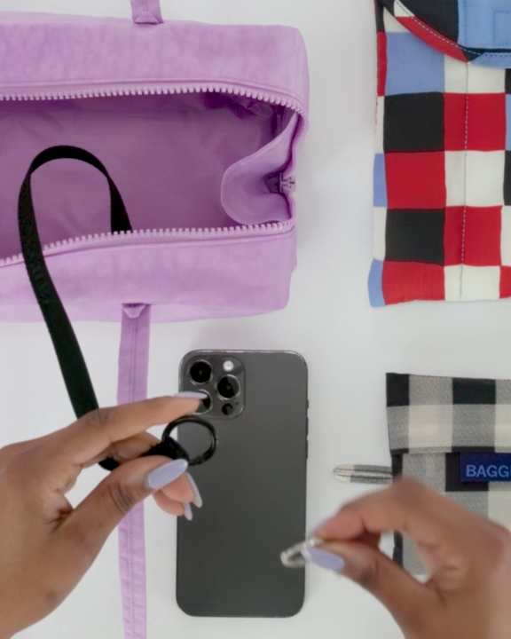 Nylon Bowler Bag Leopard