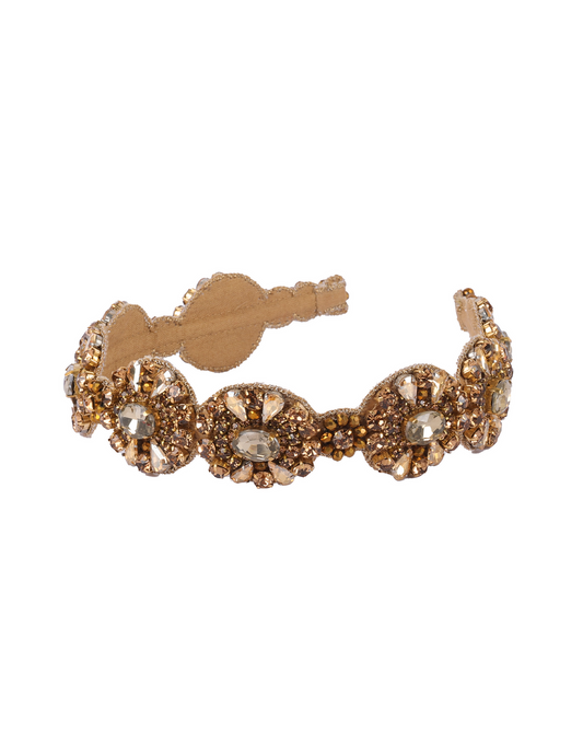 Gold Crystal Headband